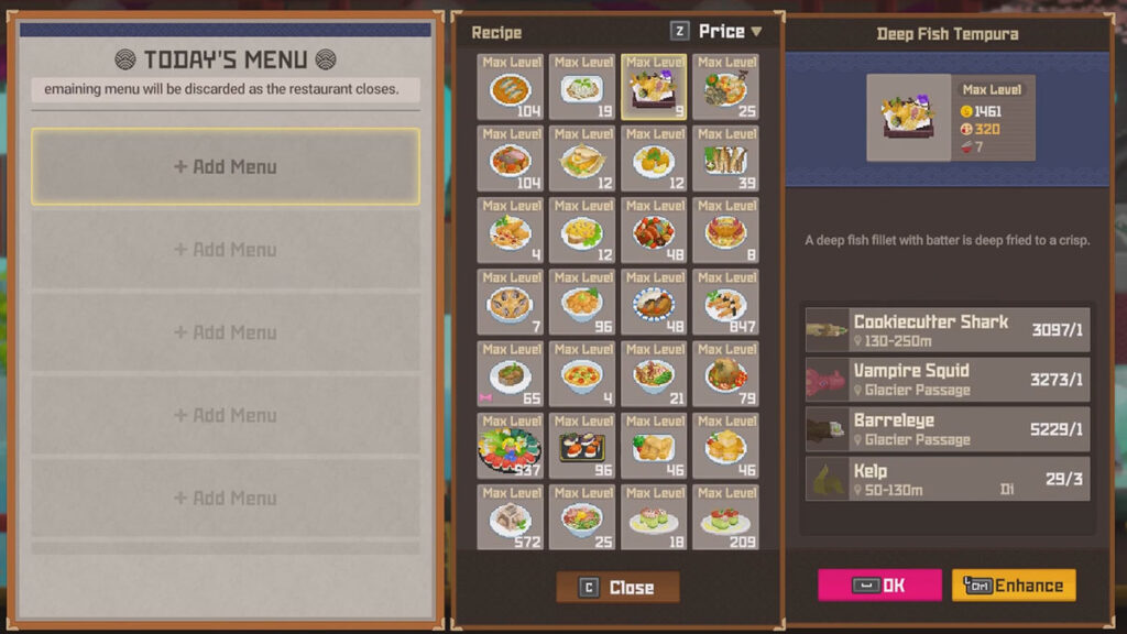 Tempura de poisson profond