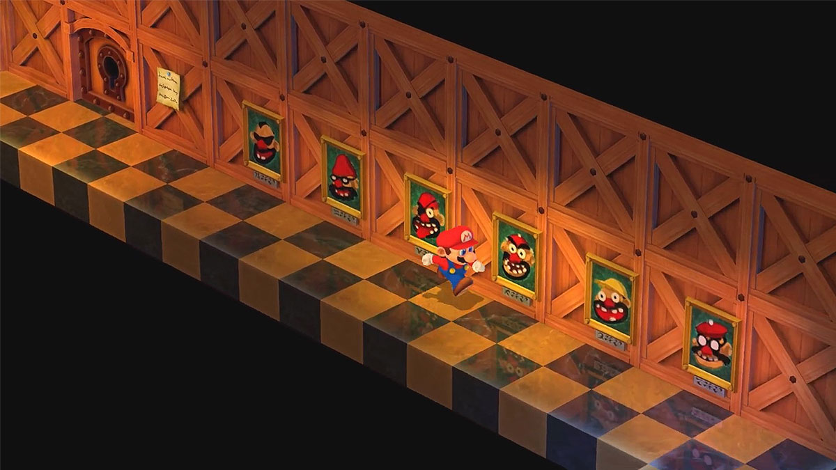Super Mario RPG : Commande de portraits de la tour Booster
