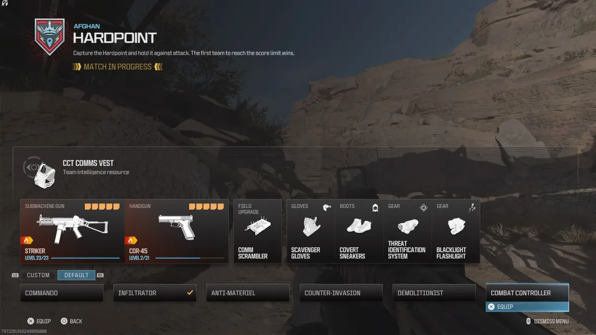 Meilleur chargement par défaut dans MW3 classé