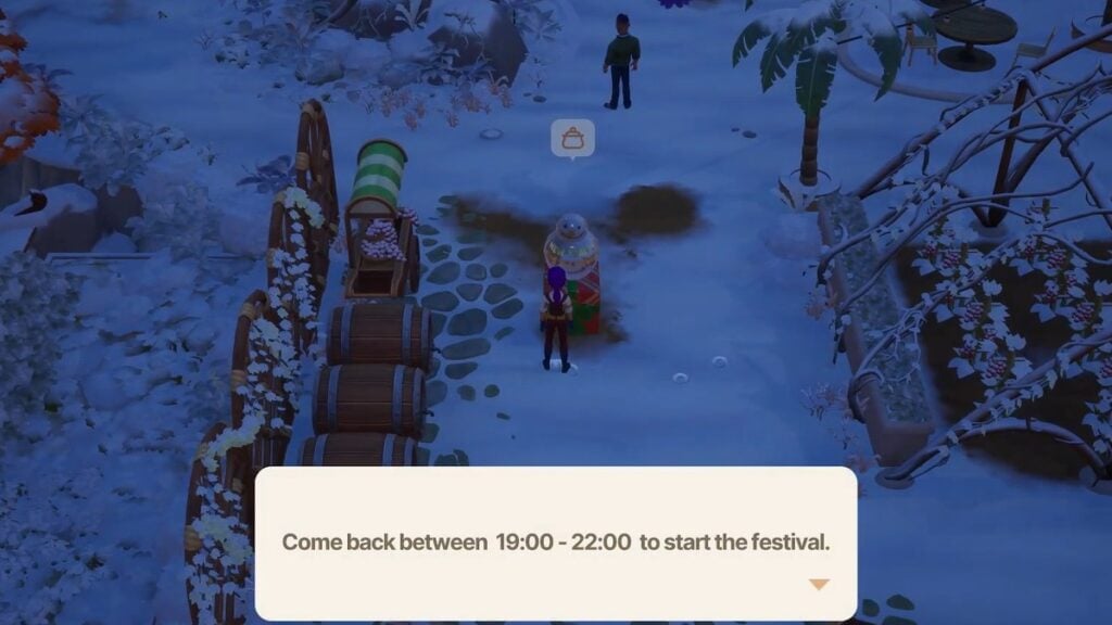 Début de la fête du Nouvel An à Coral Island