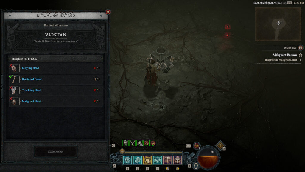 écho de Varshan Diablo 4