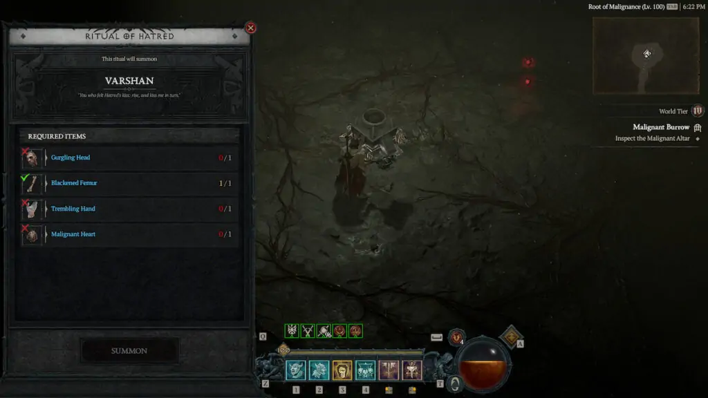 écho de Varshan Diablo 4