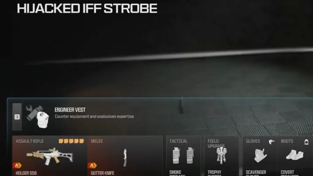 MW3 : Stroboscope IFF détourné