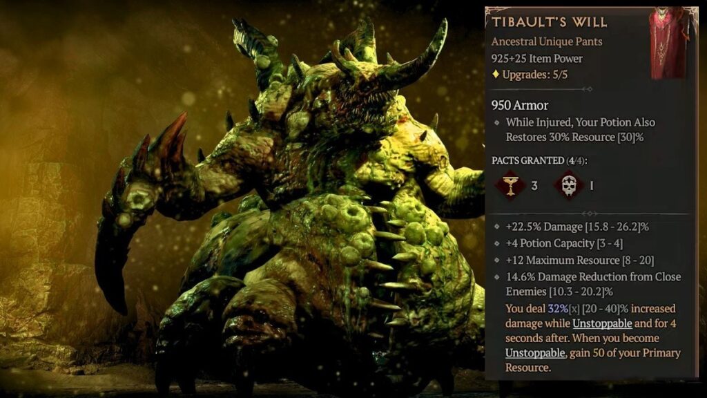 Comment obtenir le testament de Tibault dans Diablo 4