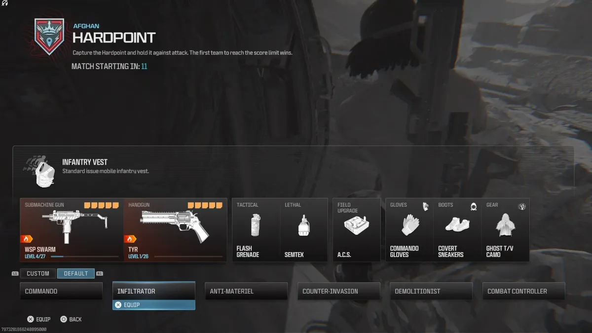 Meilleur chargement par défaut dans MW3 classé