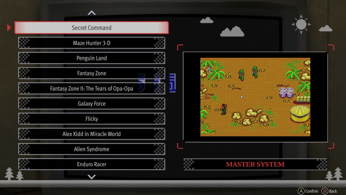 Comme un dragon Gaiden Liste des jeux Sega Master System