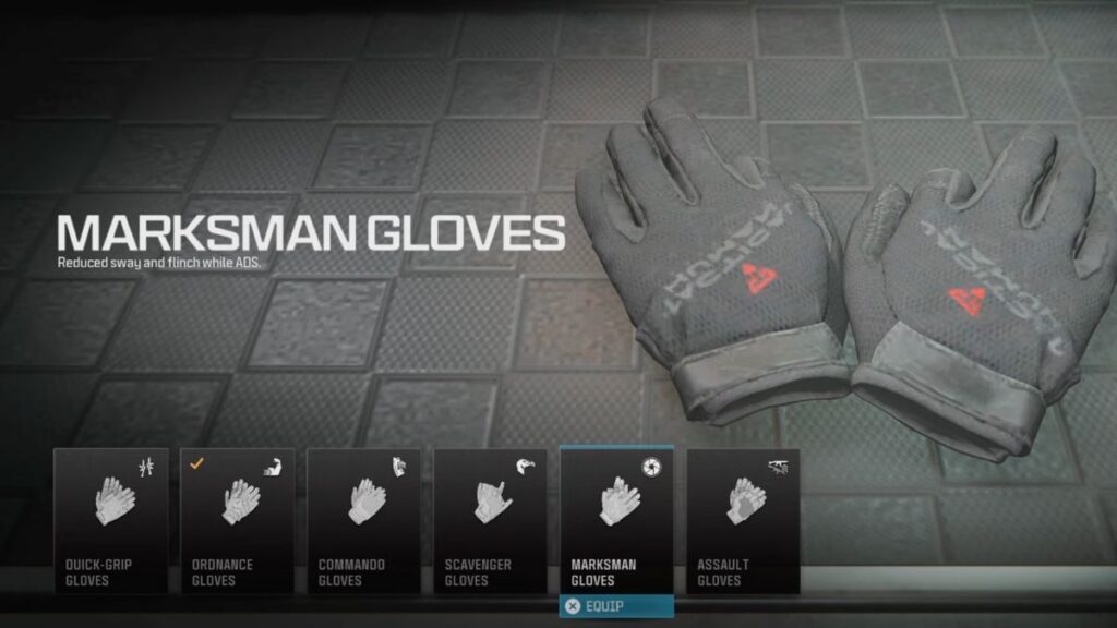 MW3 : Gants de tireur d'élite