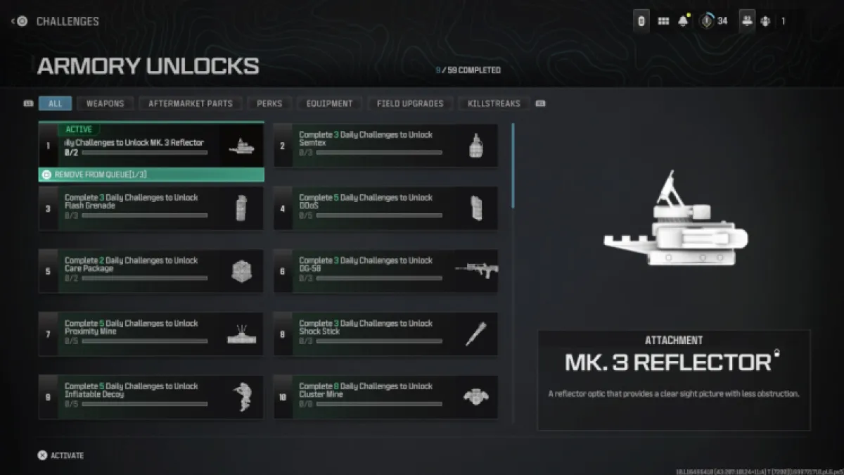 Armory déverrouille le système dans Modern Warfare 3 (MW3) expliqué