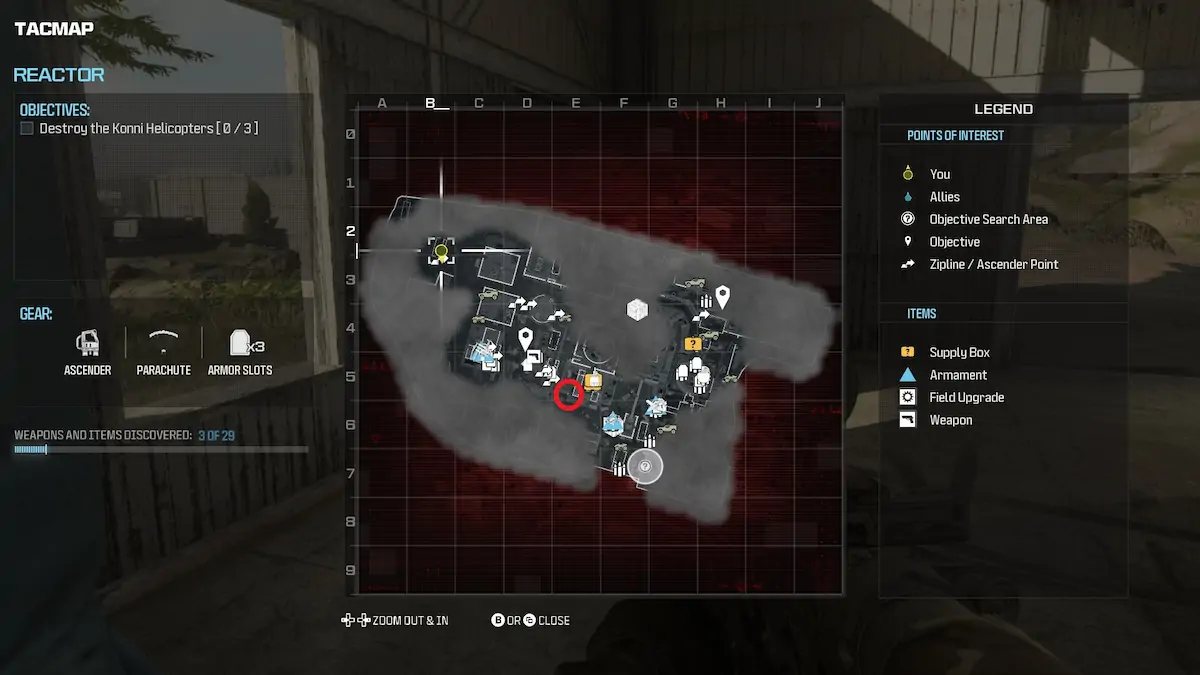 Emplacements des bâtons de stock Mw31