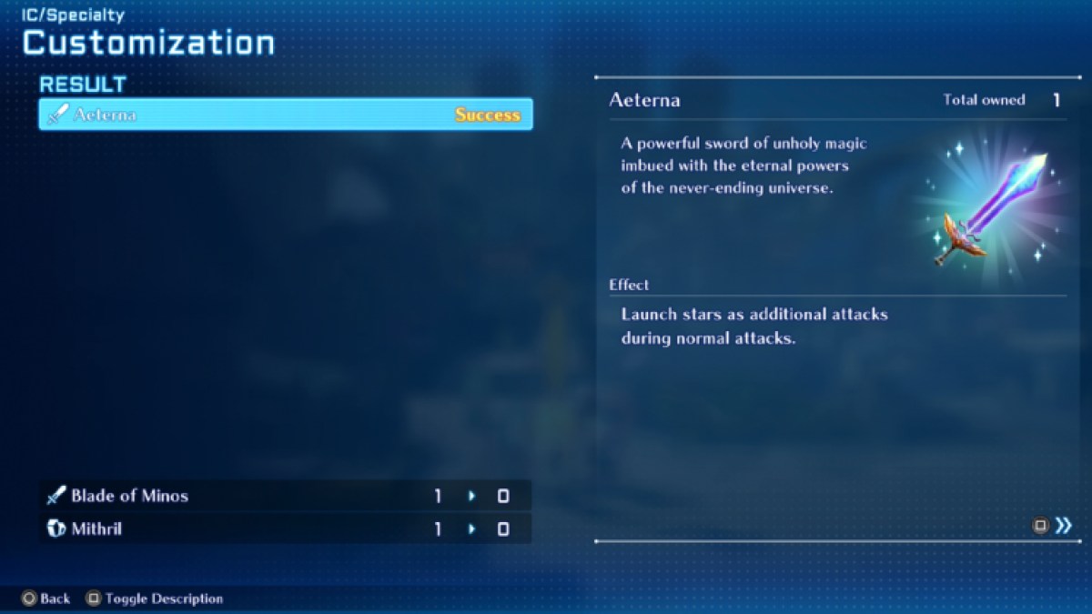 Star Ocean La deuxième histoire R Aeterna