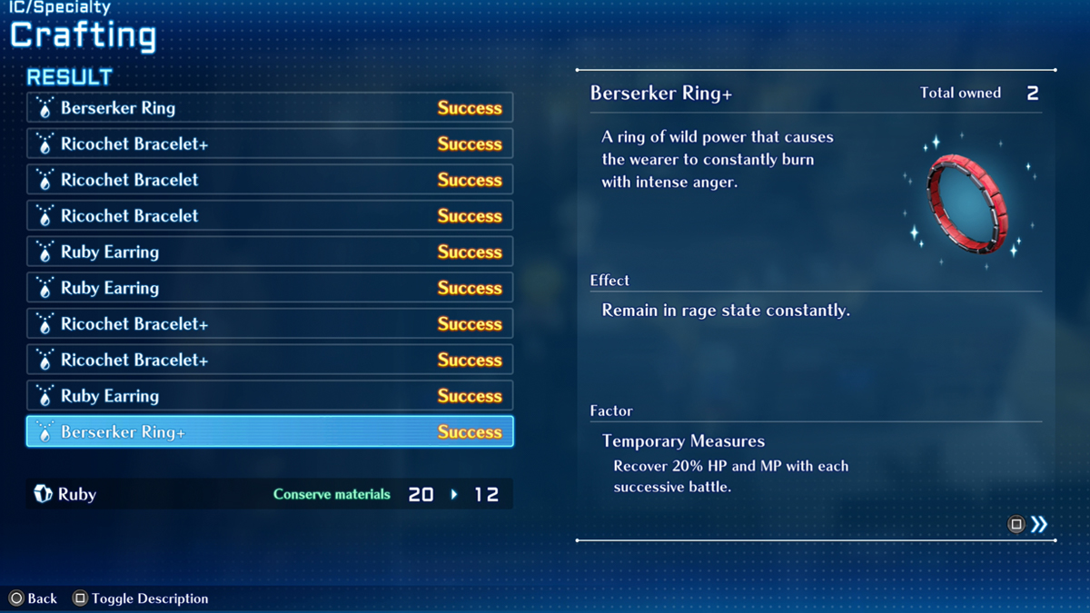 Star Ocean The Second Story R : Meilleurs facteurs