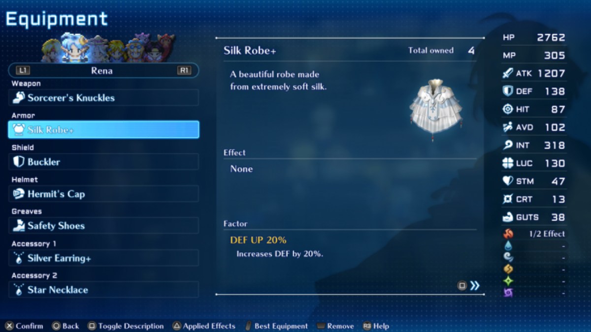 Star Ocean La deuxième histoire R Meilleurs facteurs