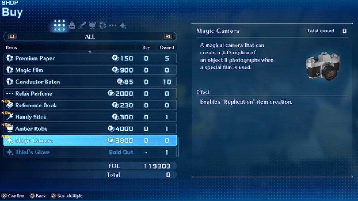 Star Ocean The Second Story R Caméra Magique