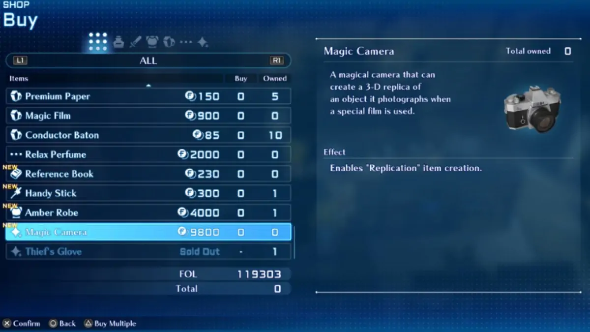 Star Ocean The Second Story R Caméra Magique