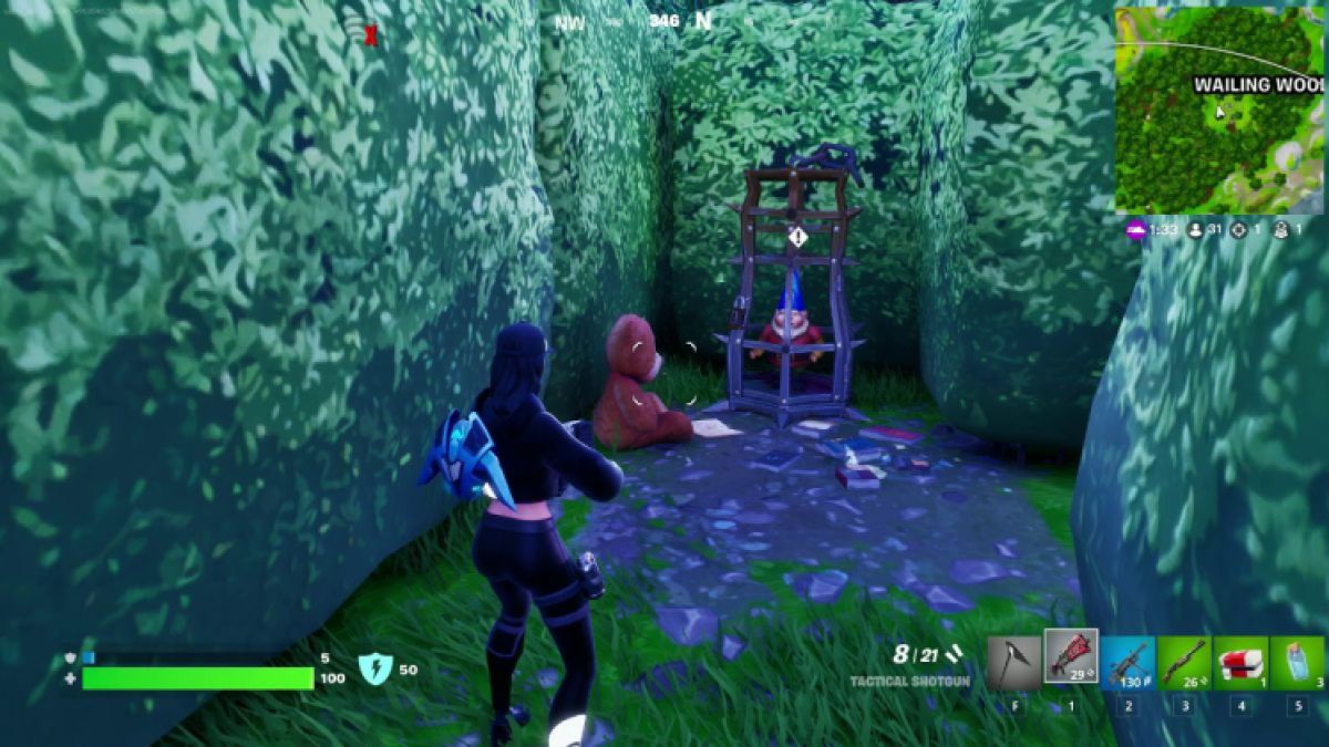 Gnome des bois des lamentations dans Fortnite