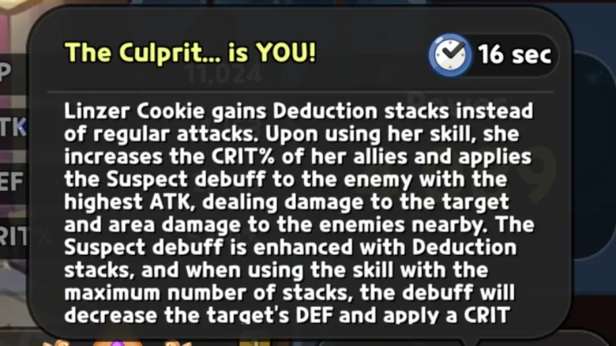 Cookie Run Kingdom Linzer Cookie Toppings Build Compétence