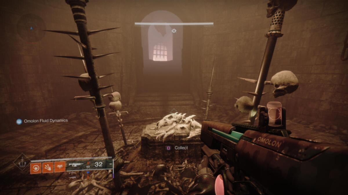 Emplacement 1 des os des ruines du seigneur de guerre Destiny 2