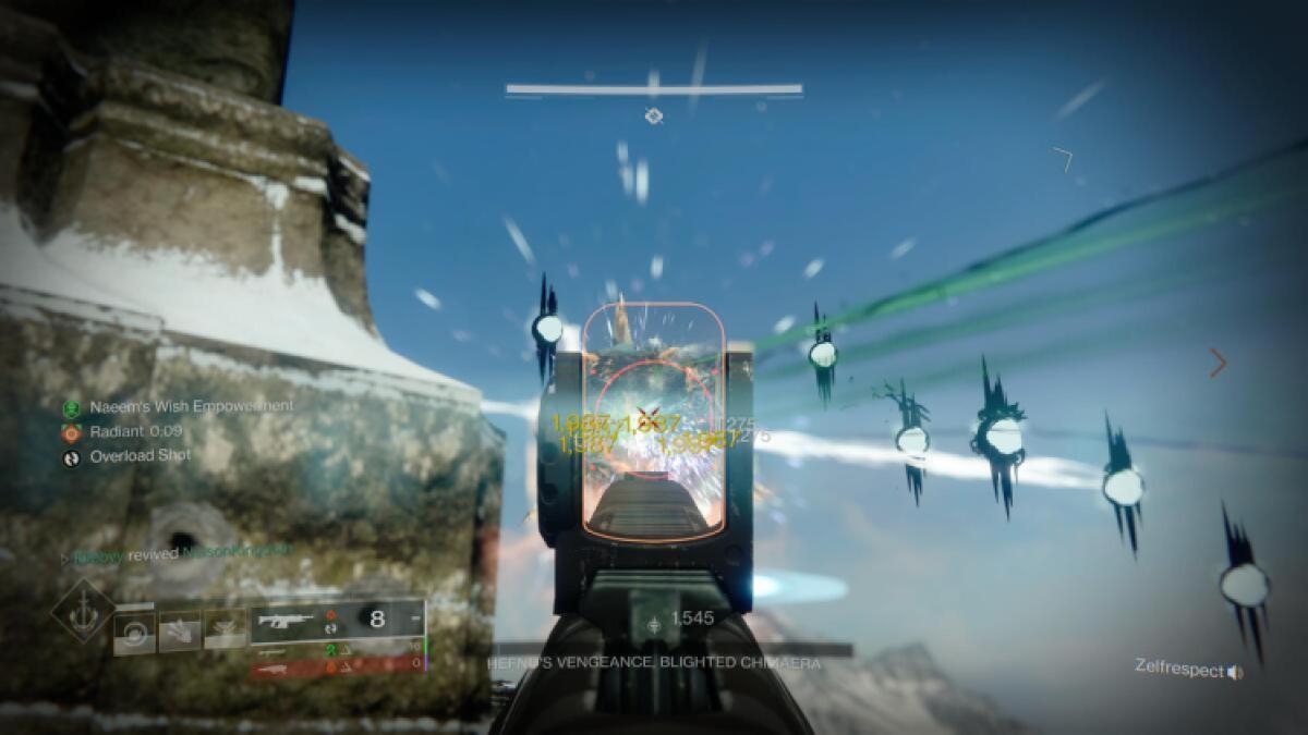 Phase Dps de vengeance de Destiny 2 Warlord's Ruin Hefnd