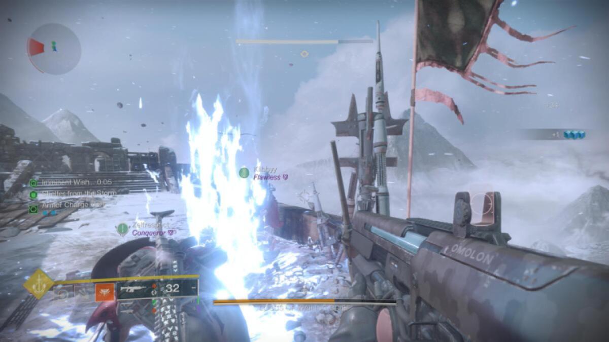 Destiny 2 Warlord's Ruin Locus Of Wailing Grief Abri contre la tempête