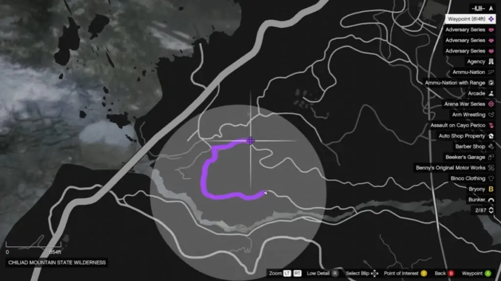 Emplacement 4 - GTA Online Yeti