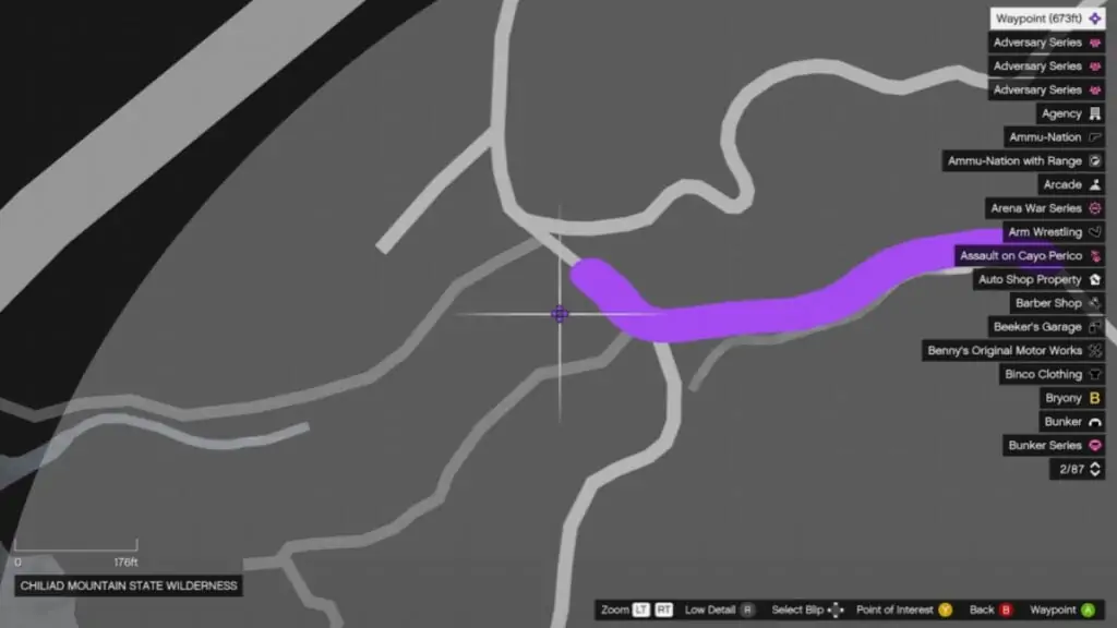Emplacement 5 - GTA Online Yeti