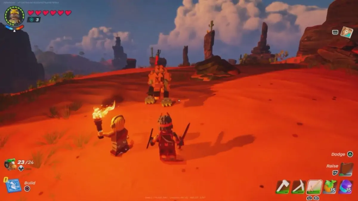 Loup de sable Lego Fortnite