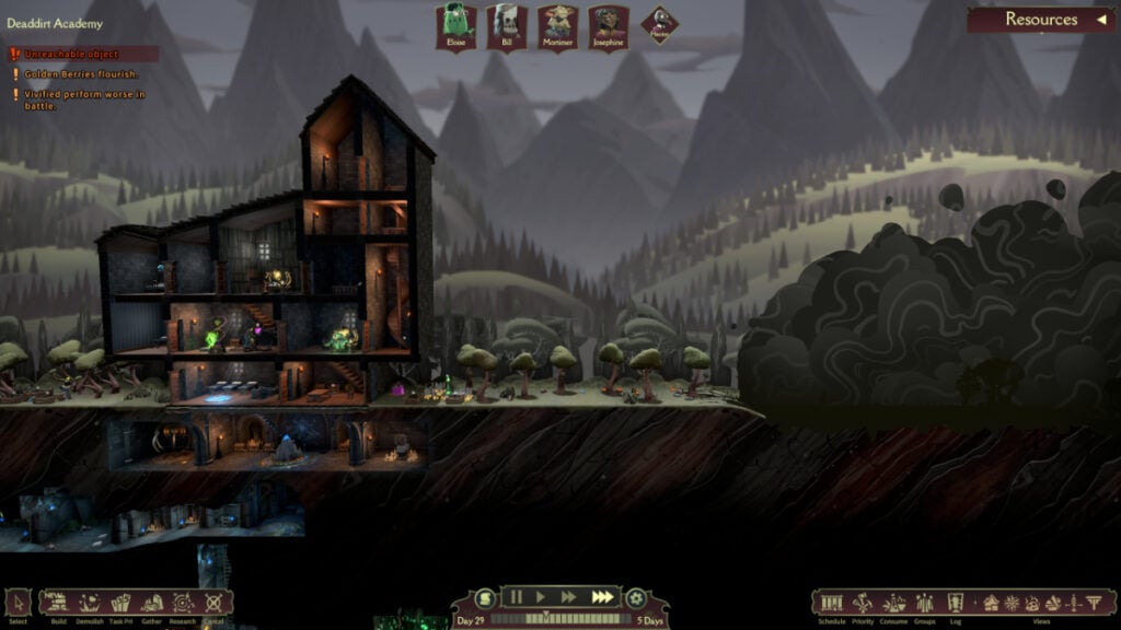 Le brouillard approche dans Mind Over Magic