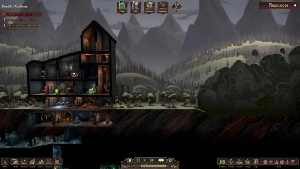 Le brouillard approche dans Mind Over Magic