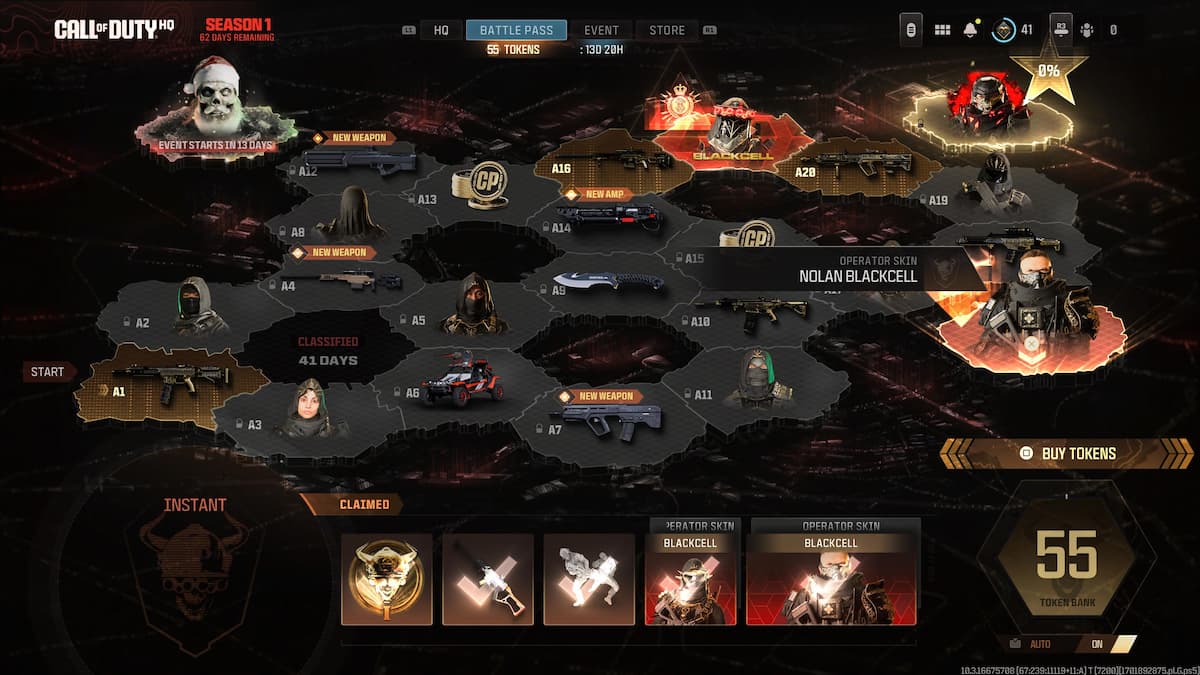 Passe de combat de Modern Warfare Saison 1