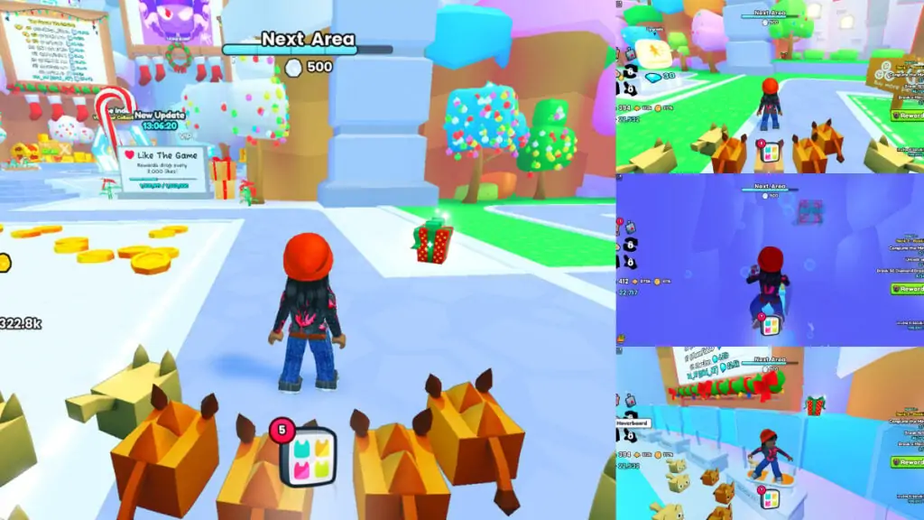 Pet Simulator 99 emplacements présents