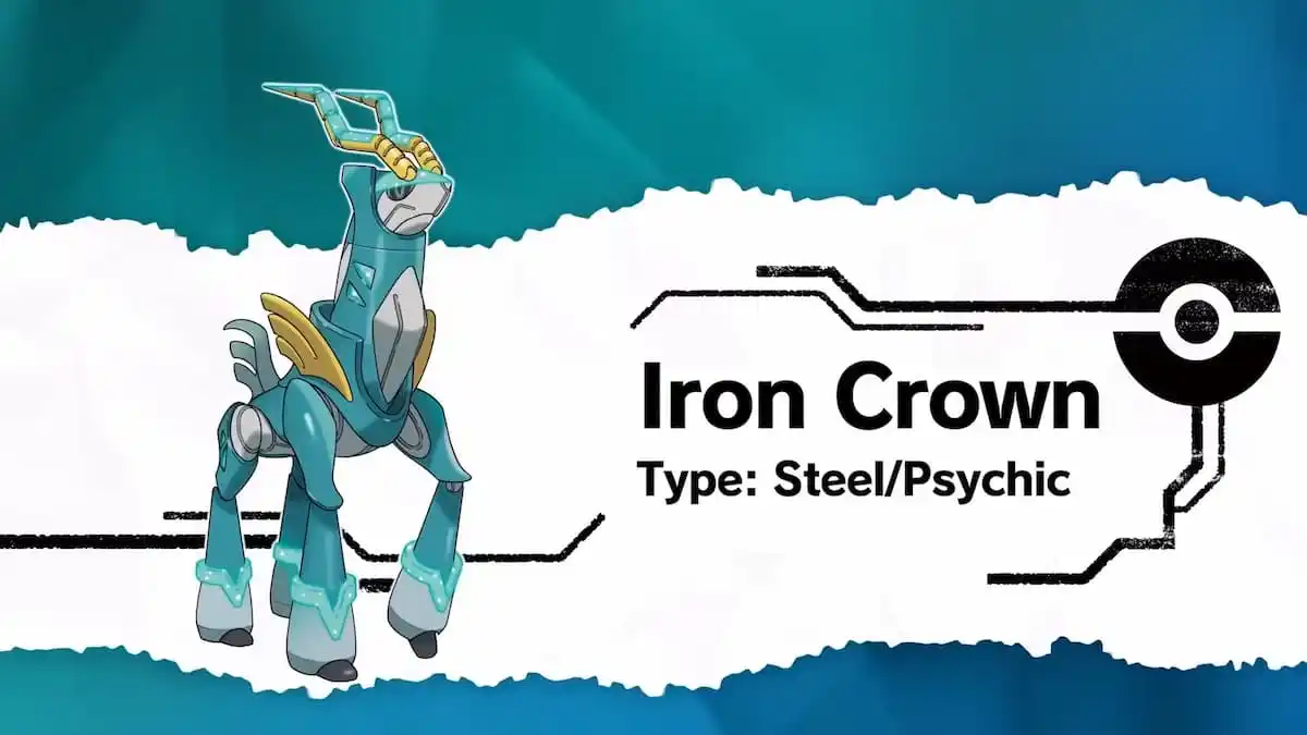 Pokemon Couronne De Fer Écarlate Et Violet