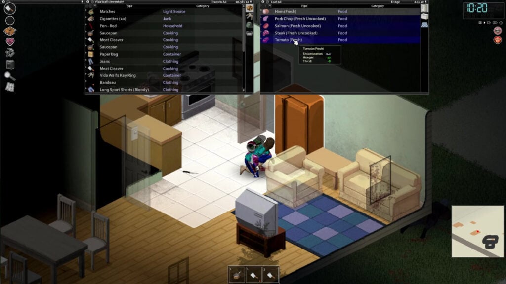 comment cuisiner dans le projet zomboid