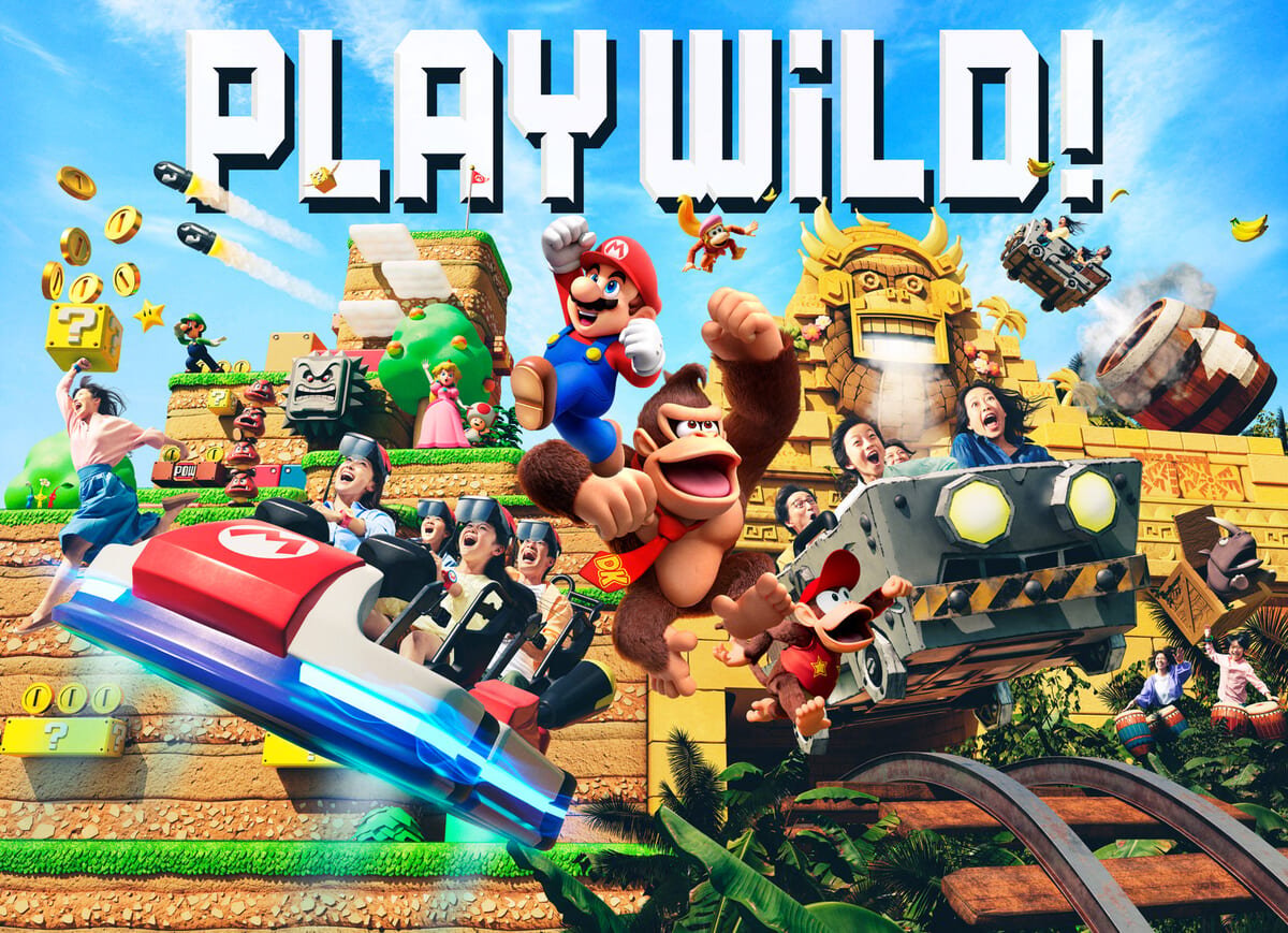Nintendo dévoile le parc d'attractions Donkey Kong Country