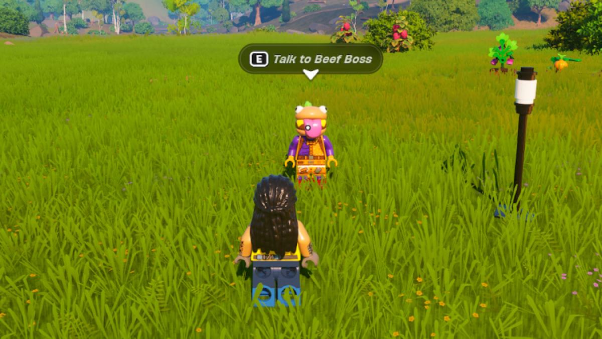 Patron de boeuf en Lego Fortnite