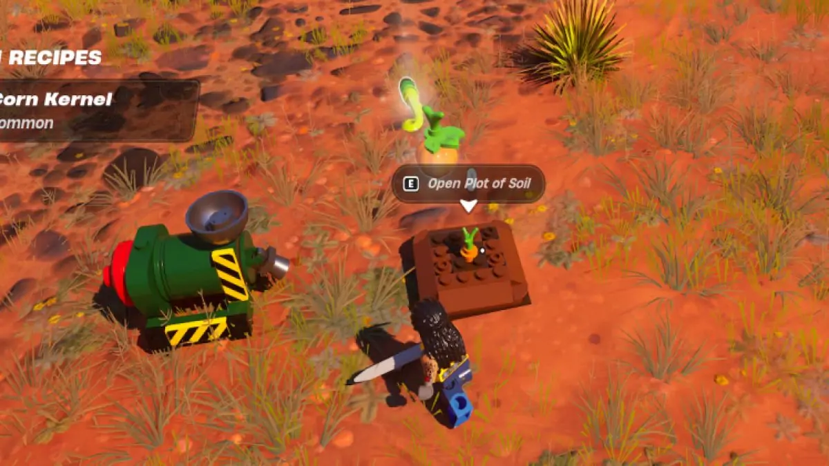 Détruire des citrouilles dans Lego Fortnite