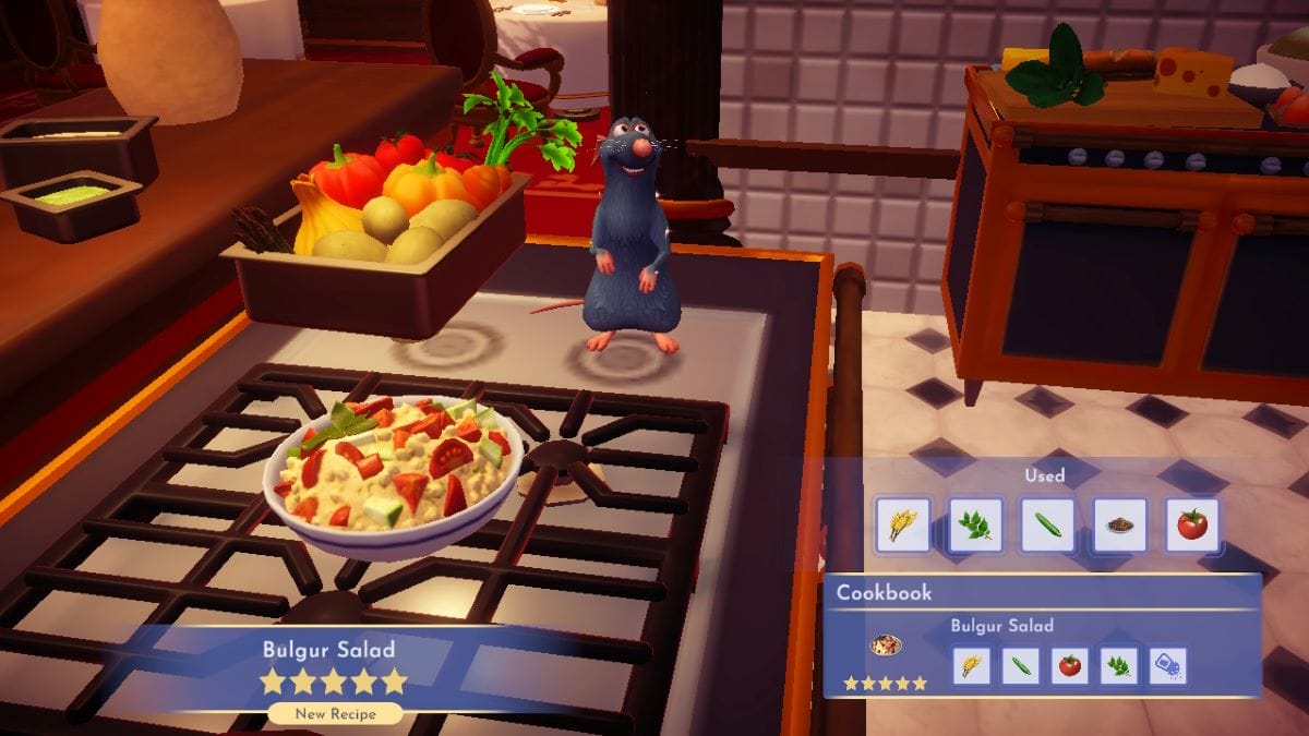Disney Dreamlight Valley : Comment préparer une salade de boulgour