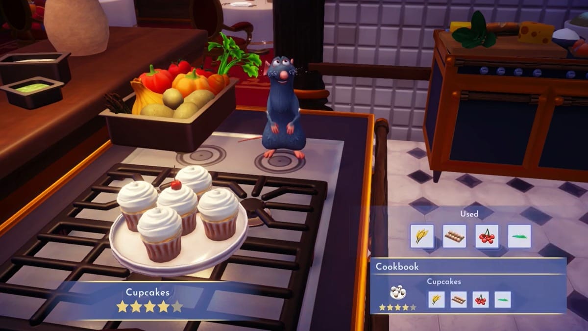 Disney Dreamlight Valley : Comment faire des cupcakes