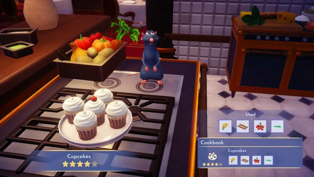 Disney Dreamlight Valley : Comment faire des cupcakes