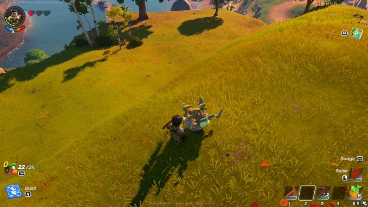 Combattre un rouleau dans Lego Fortnite