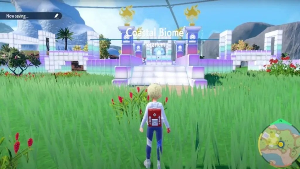 Biome côtier dans Pokémon Écarlate et Violet : le disque Indigo
