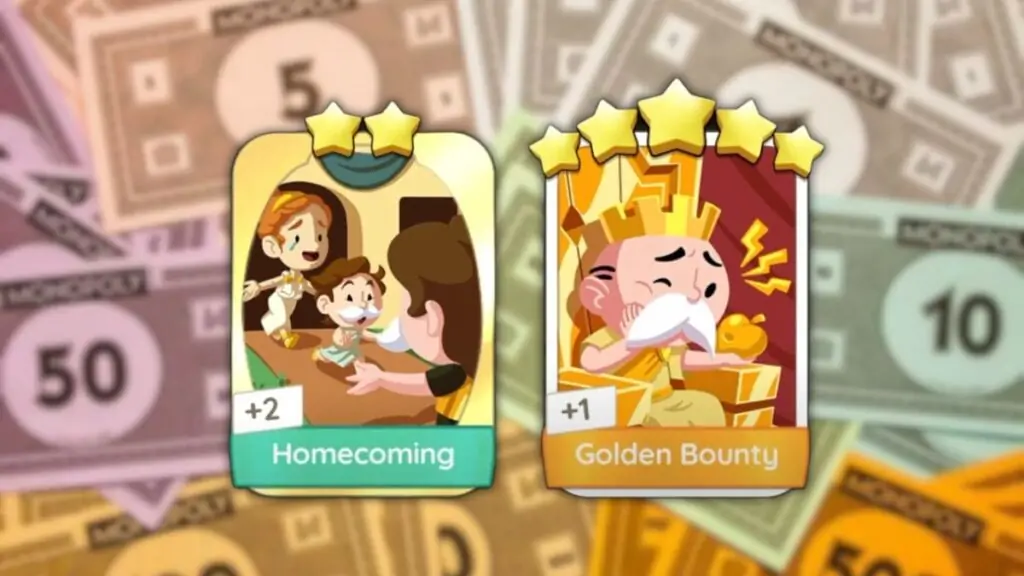 Monopoly Go : cartes d'or