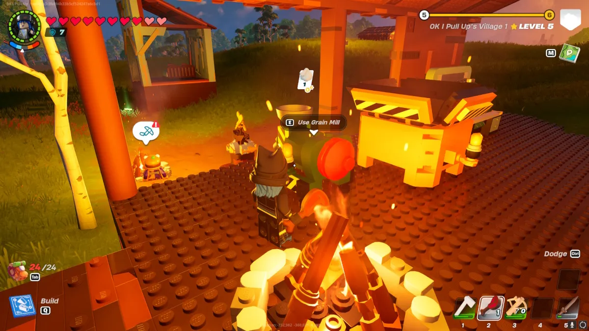 Comment faire de la farine dans LEGO Fortnite