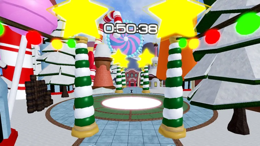 Blox Fruits : emplacement du cercle vert dans l'événement de Noël 2023 de Blox Fruits
