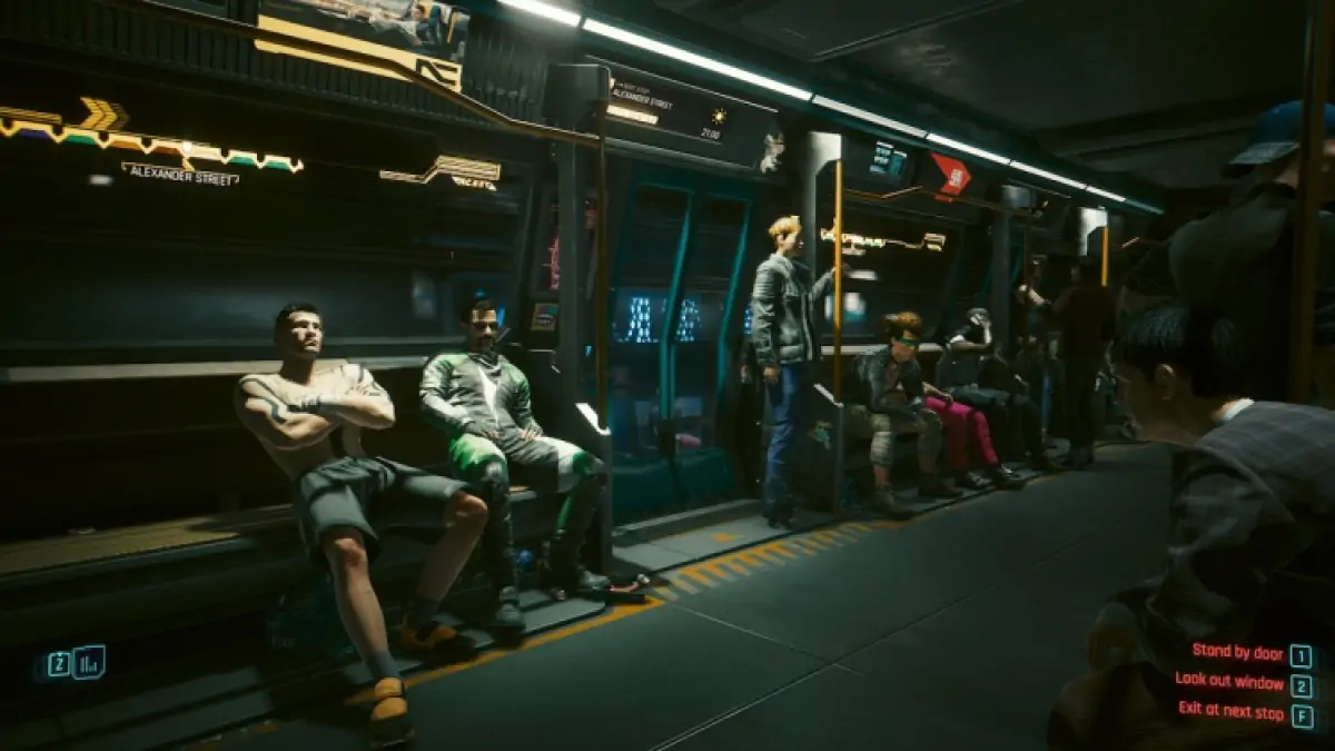 Comment utiliser le système Metro dans Cyberpunk 2077 Ride