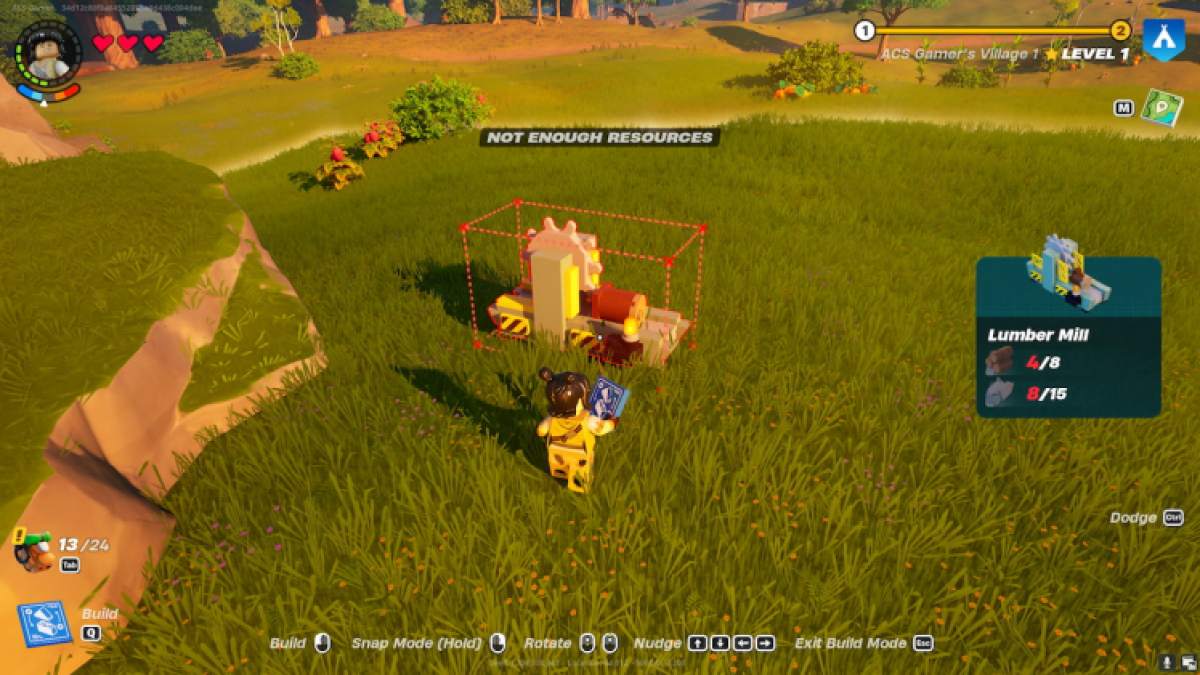 Moulin à bois en Lego Fortnite