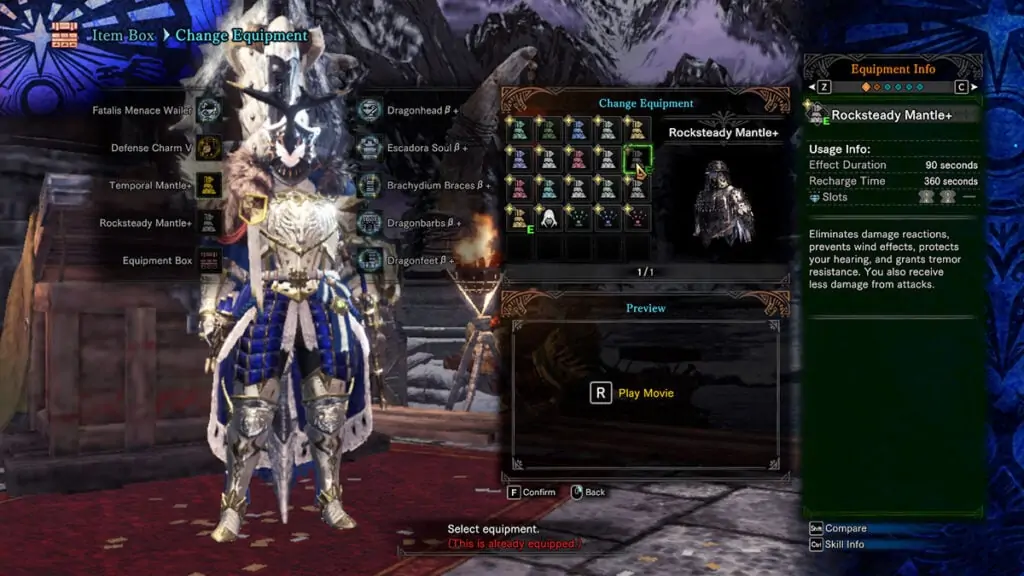 Les meilleurs manteaux à utiliser dans Monster Hunter World