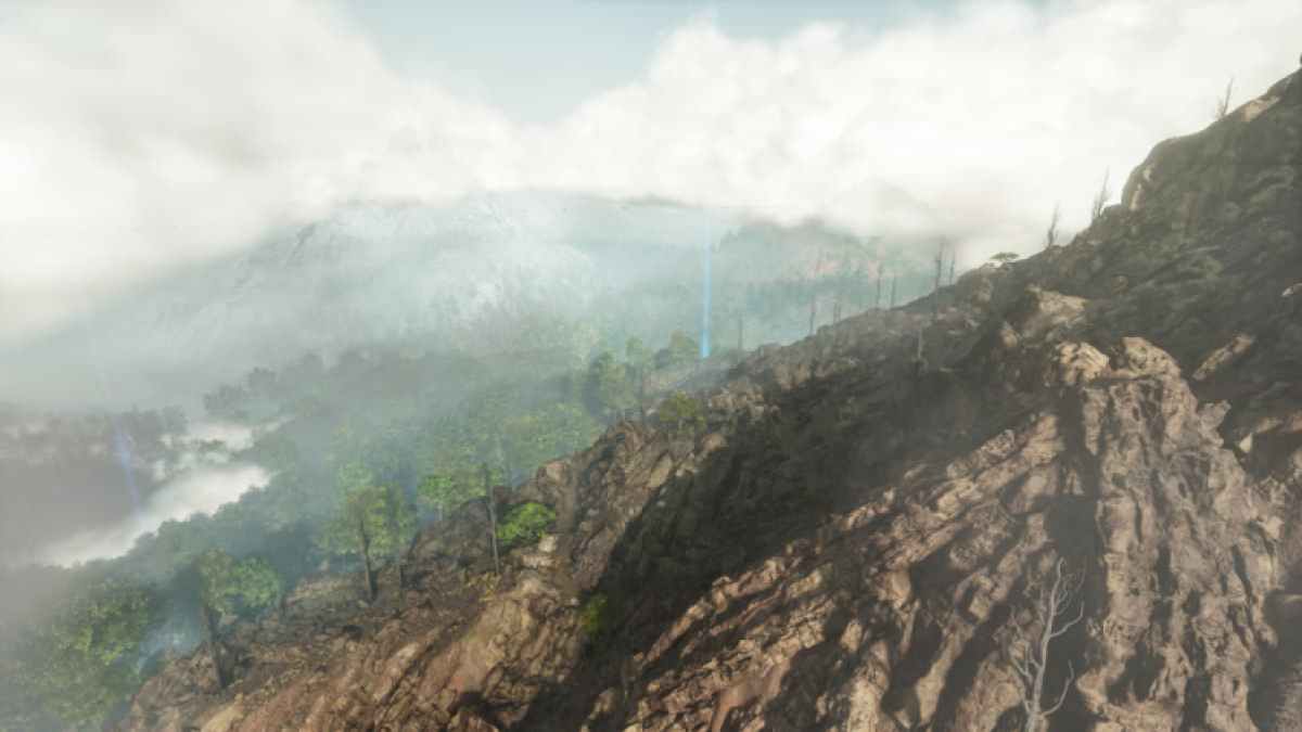 Montagne dans Ark Survival Ascended