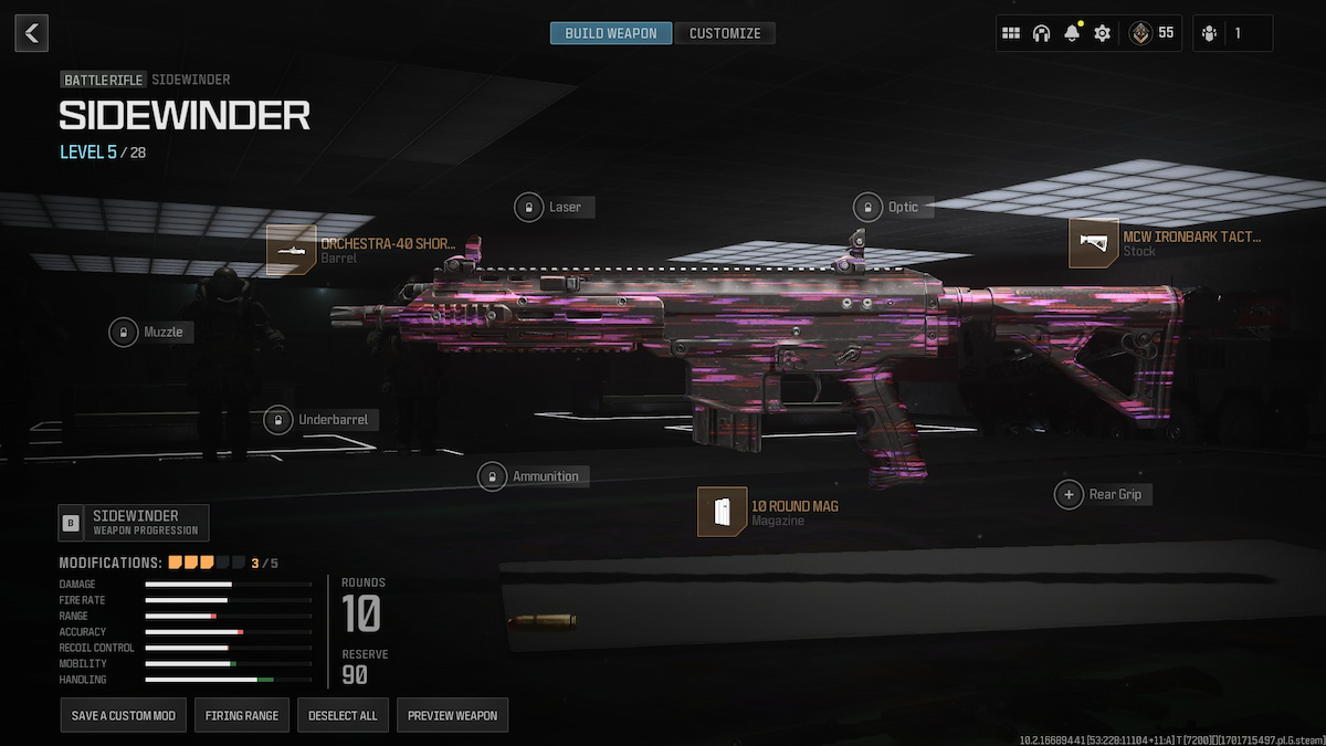 Mw3 Sidewinder