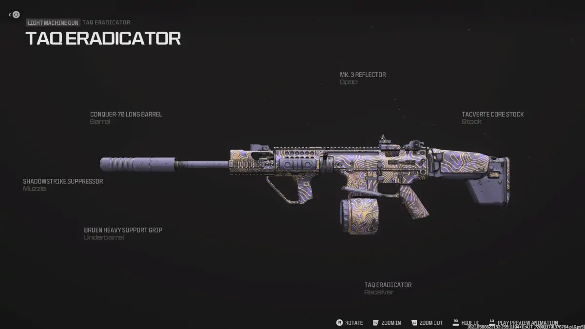 Meilleure version de TAQ Eradicator dans MW3 : pièces jointes, chargement et avantages