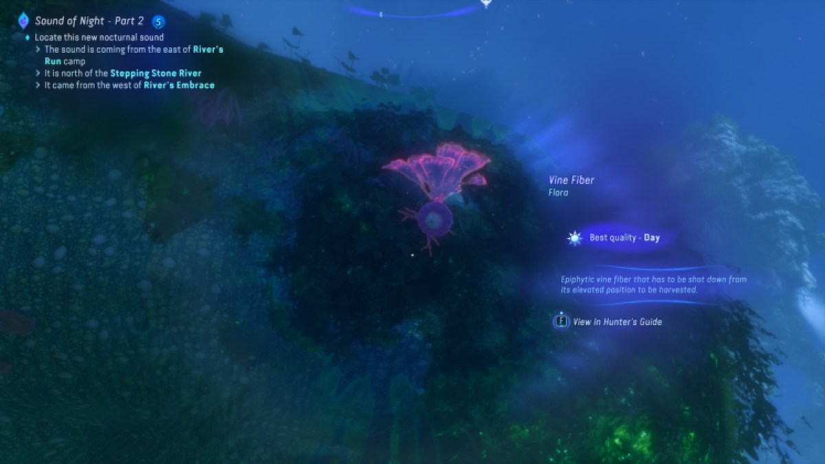Où trouver de la fibre dans Avatar Frontiers of Pandora Vine